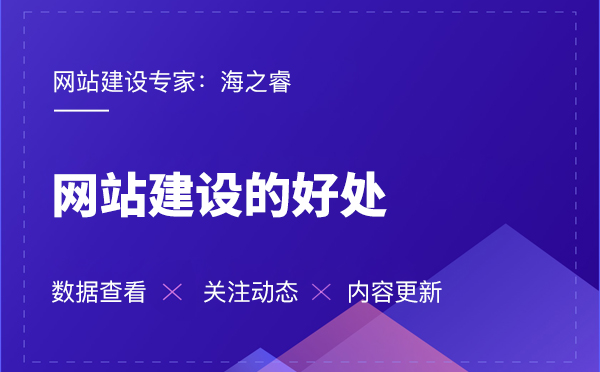 海之睿的網(wǎng)站建設(shè)有那些好處?